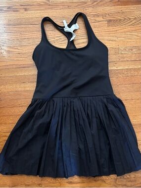 Fabletics Black Hotshot Pleated Dress